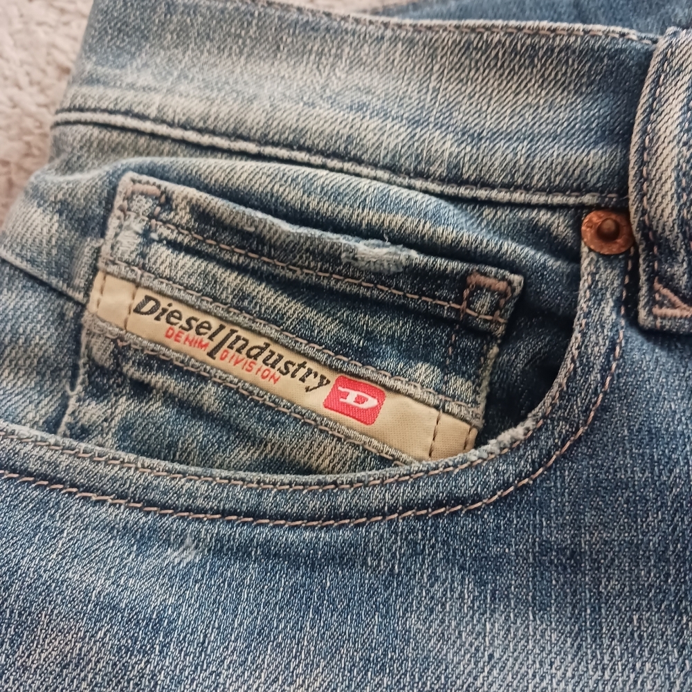 Diesel Light Blue Denim Shorts